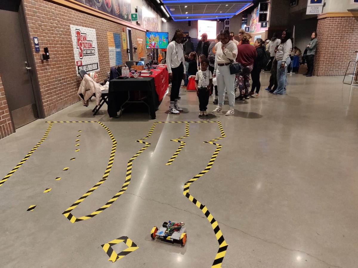 rbasoe's tweet photo. #PacersSTEMFest2024 was cooler than Boomer! Proud to show the next generation what the @uindy's engineering program is all about, from learning about heat transfer to robots and even 3D printing. We made sure our ducks were in a row here! https://t.co/CjVimxERsj
