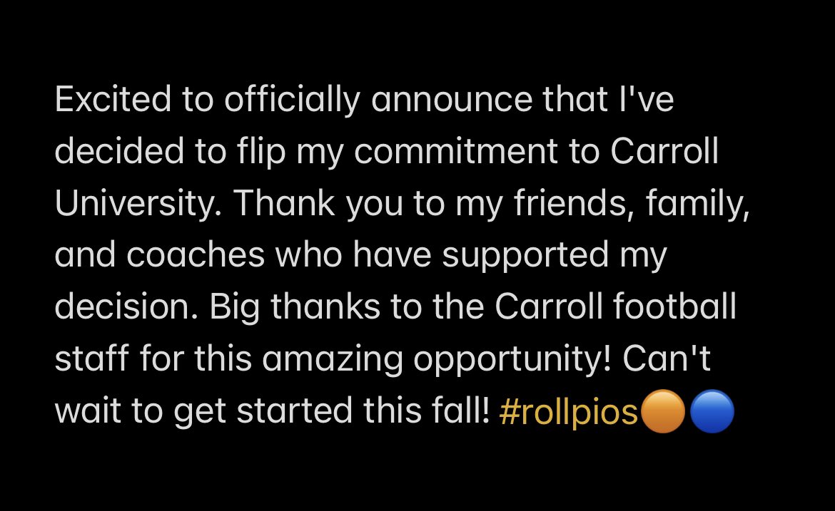 PoorDanny's tweet image. committed! 🪓
@CoachBuddah @CoachHolleyCU @piofootball @MJ_NFLDraft @PrepRedzoneWI