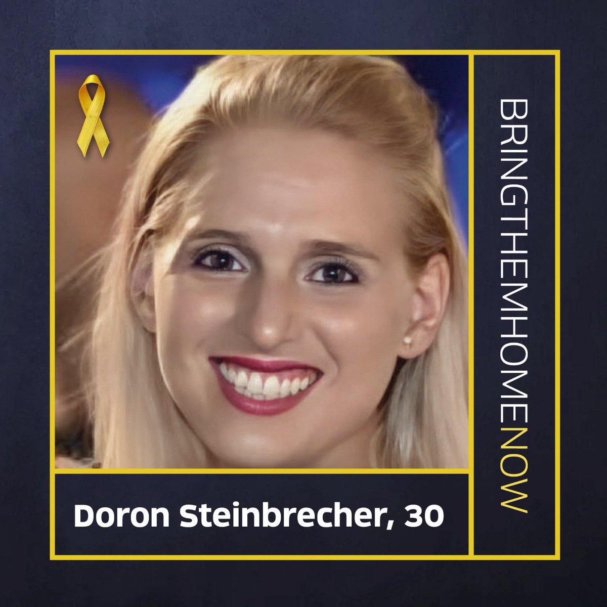 This is Doron, today she turns 31. Doron was kidnapped by Hamas-ISIS almost 6 months ago, and was denied medications for her health problems. Doron and the rest of the hostages need to come home. Now. If you support the end of this war and you care about human rights, please…