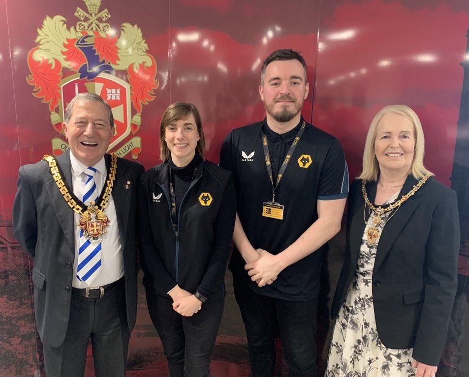 wwfcfoundation's tweet photo. A pleasure to be invited to a @WolvesMayor event thanking organisations who provide cost of living support across the city. ๐
Great to be recognised, including for #SupportingOurPack and the Central Community Shop, and to meet others who help make a difference in our city. https://t.co/WN2BSWnW7v