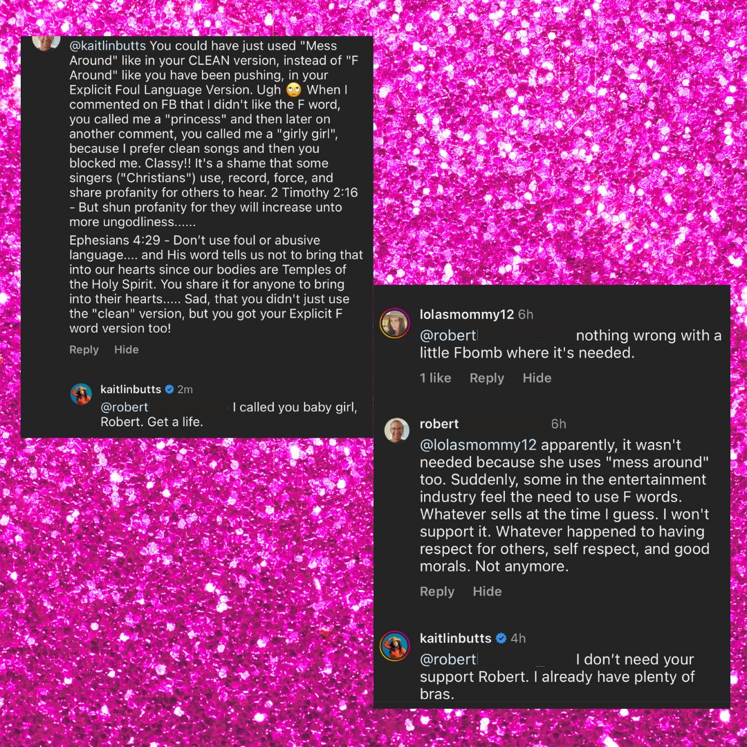 Now your kids can listen to songs about murder too! And that one pearl-clutching whiny man child who harassed me on all platforms who could no longer support me, a grown woman, using the f-word *gasp!!!* Lol well, BYE. 

“Hunt You Down - Dressed to Kill” version available 3/22.