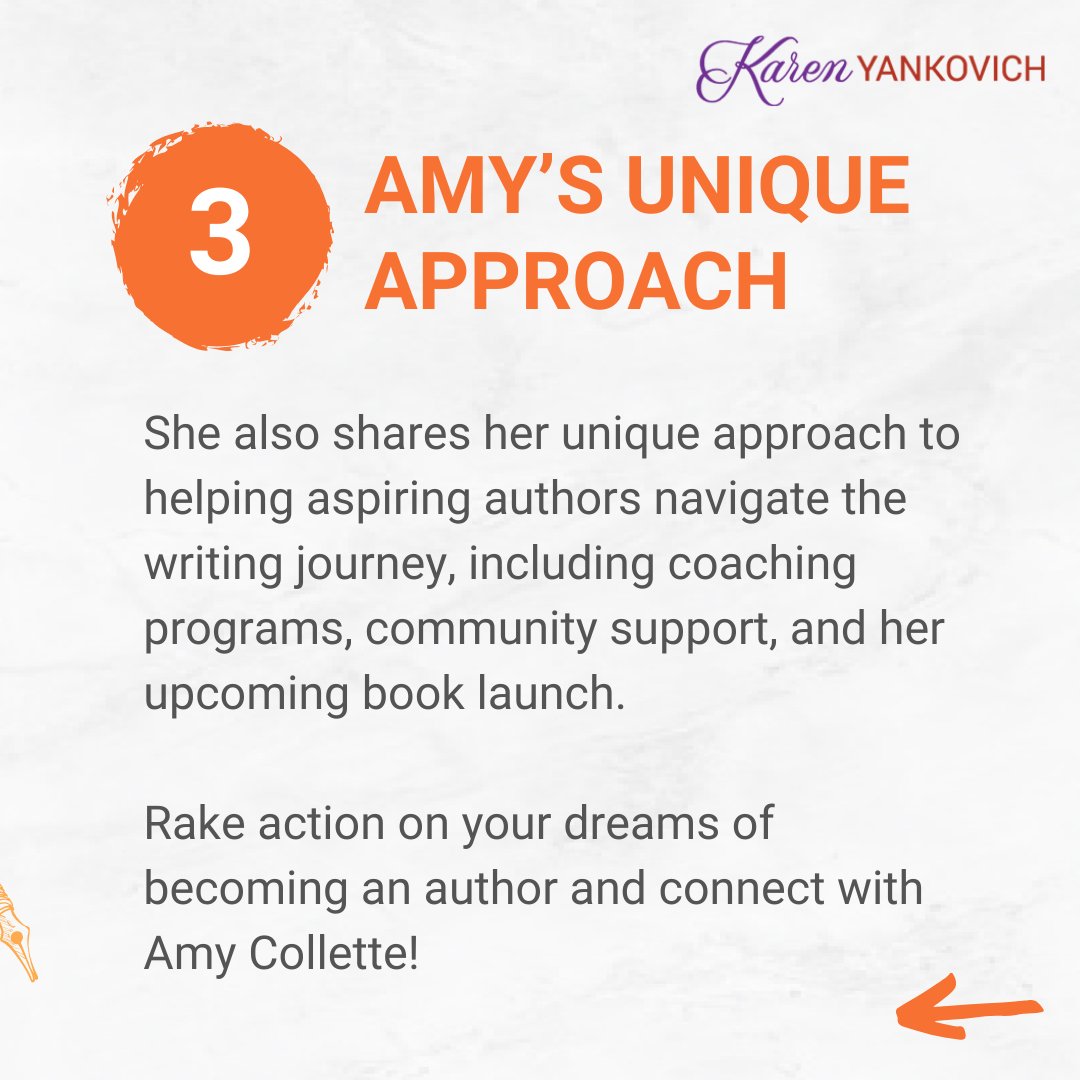 karenyankovich's tweet photo. 📚 Ever thought about writing a book? Amy Collette reveals the unexpected journey and rewards of unleashing your inner author in Episode 274. Don't miss out! https://t.co/pdZvhn0Vn6
#Author #WriteABook #Book #LinkedIn #GGGR #GoodGirlsGetRich https://t.co/eNXwCVRSo1