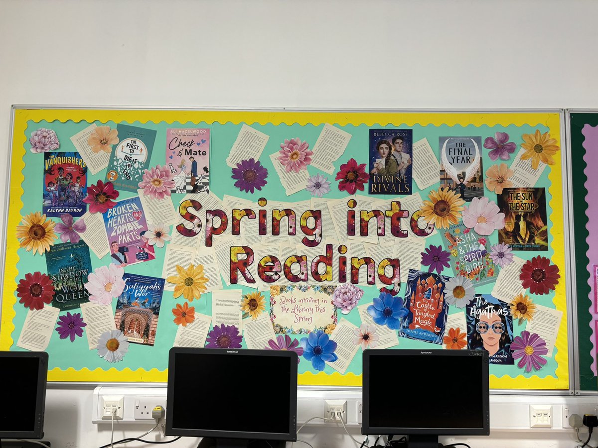 Spring has sprung in the Library @BelmontacademyO 🌸#newbooks #readingschools <a href="/SAC_Reads/">South Ayrshire Reads</a>
