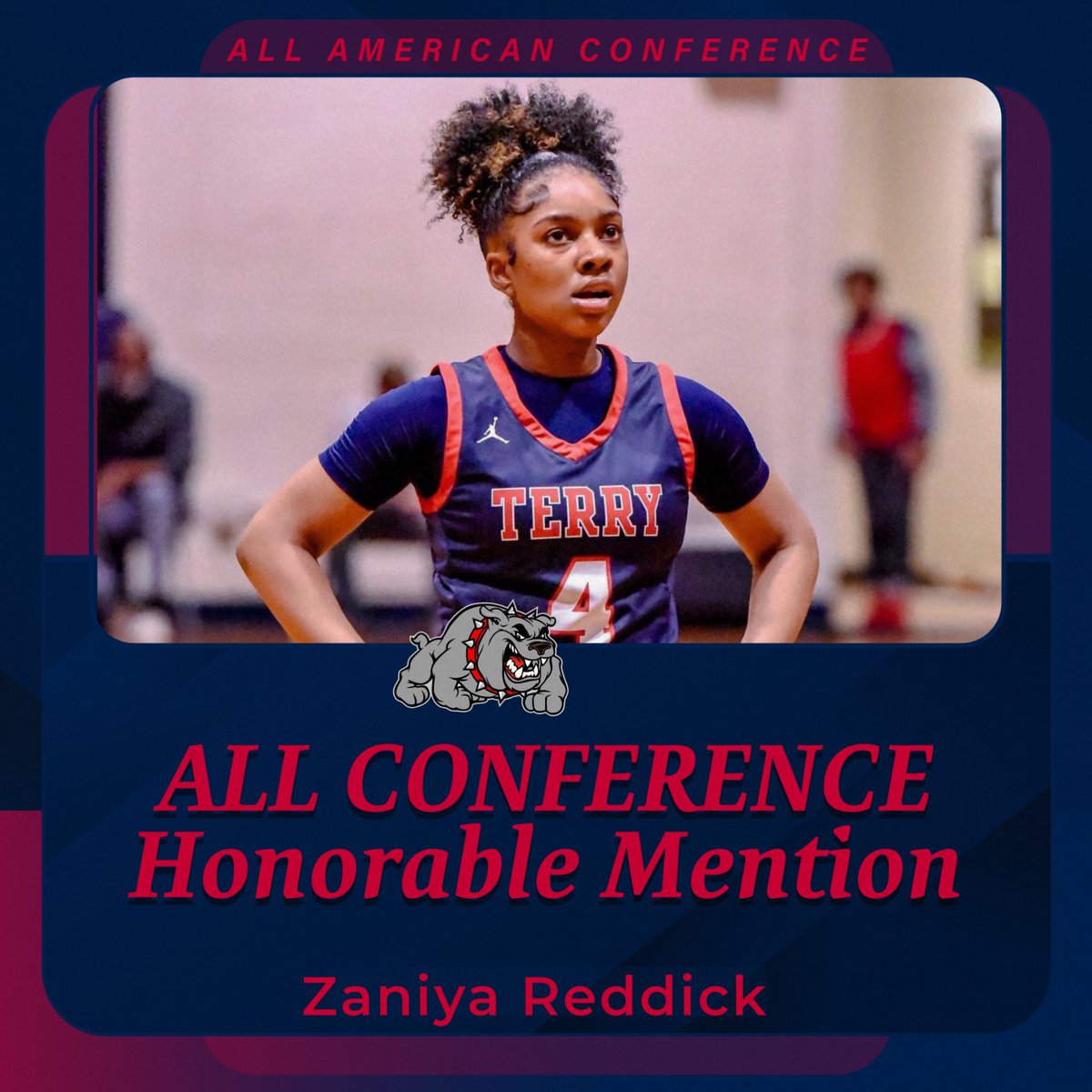 Congratulations are in order to these young ladies for @FTS_WBB All Conference Honorable Mention Sr. Rebecca Kaba Fr. Zaniya Reddick #GDTBAD #ALLIN #OneMore