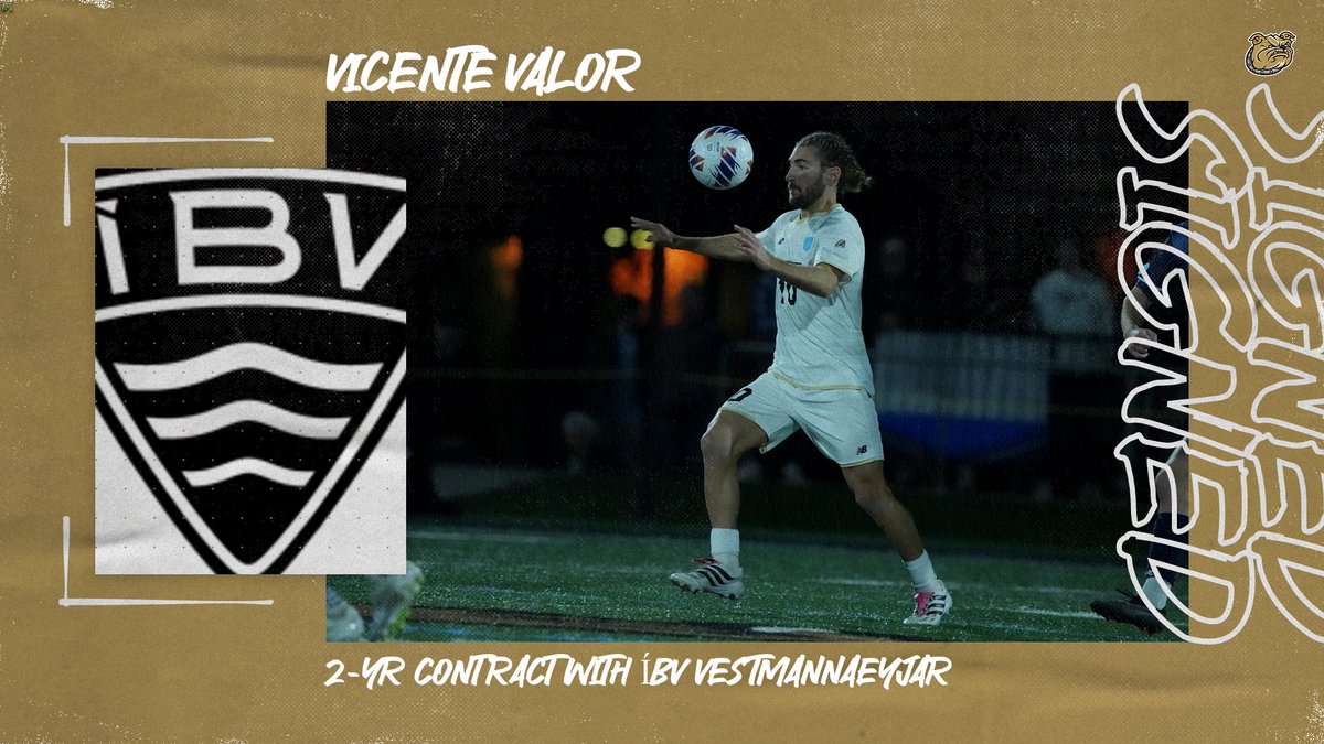 Huge congrats to Vicente Valor for taking the next step of his career and signing with Icelandic side ÍBV Vestmannaeyjar!