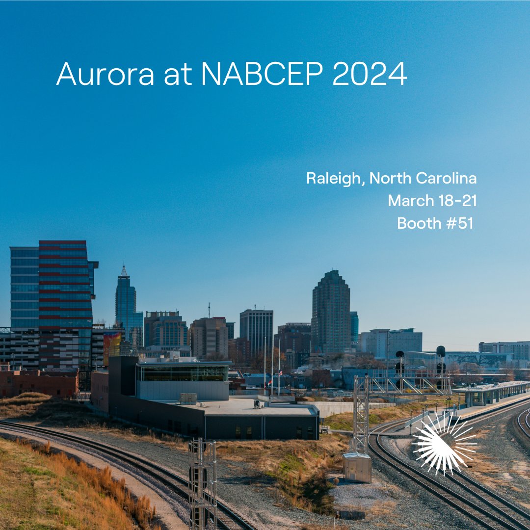 aurorasolarinc's tweet image. Join us at @NABCEP CE 2024 this week at booth #51. 
 
We&apos;ll show you the latest in Aurora Solar &amp;amp; #HelioScope, and how we can propel you toward exceeding your 2024 objectives. #AuroraSolar #NABCEP #NABCEP2024 #SolarIndustry #Raleigh #RaleighSolarIndustry #NorthCarolina
