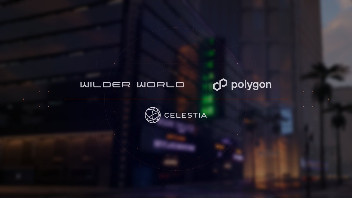 A GAS FREE FUTURE. @WilderWorld is building with Polygon CDK to scale its gaming metaverse, with @CelestiaOrg underneath. Wilder World's onchain ecosystem will deliver a hyper-scalable world of gaming experiences, featuring gasless integration enabled by Polygon CDK. More:…