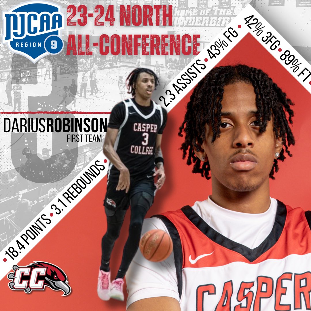 𝗖𝗼𝗻𝗴𝗿𝗮𝘁𝘂𝗹𝗮𝘁𝗶𝗼𝗻𝘀 𝗗𝗮𝗿𝗶𝘂𝘀 After a stellar season, Darius Robinson was named to the Region IX North All-Conference First Team. #𝘍𝘭𝘺𝘞𝘪𝘵𝘩𝘜𝘴