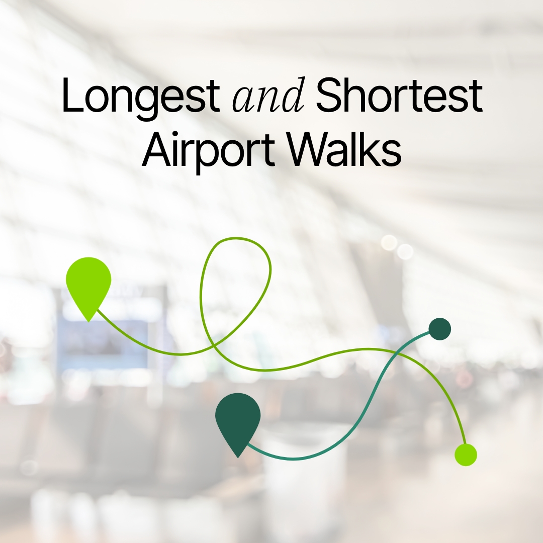 Check off your travel essentials ✔️, but don't forget about the steps from check-in to boarding! 🚶‍♂️ Explore our 2024 report to learn about the longest and shortest airport walks in the US and our best tips for airport navigation.

See full report: bit.ly/49ZtXYQ