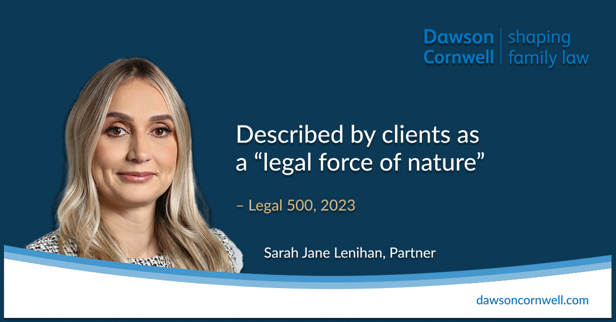 Partner, Sarah Jane Lenihan recently contributed a module on #domesticabuse to <a href="/TheLawSociety/">The Law Society</a>'s, Family Law Microcredential.

Read more on this via bit.ly/3v7lJ1M