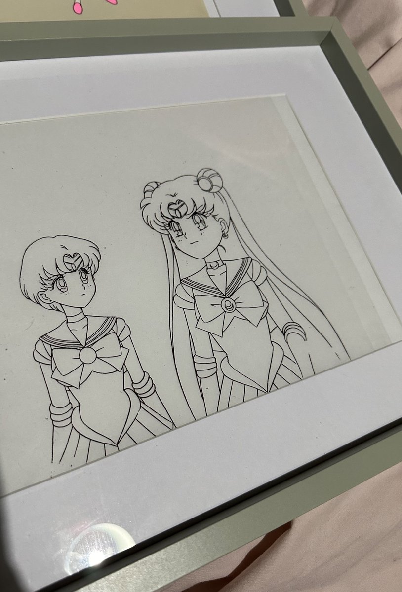 SC126HD's tweet image. Newest cel acquisitions from Japan #SailorMoon #AnimationCel (i framed them) @Buyee