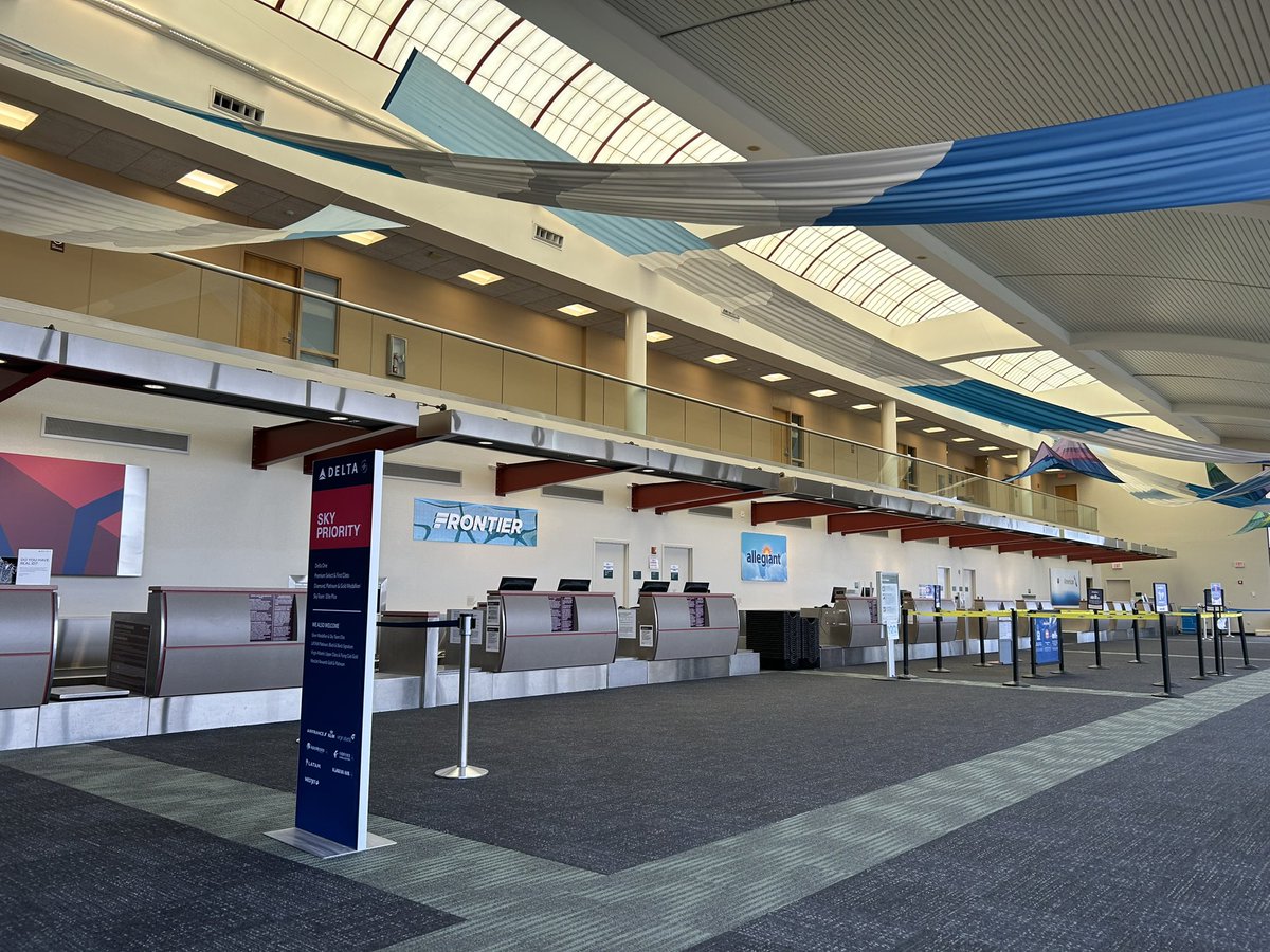 Worst airport ever <a href="/FlyCIRA/">Central Illinois Regional Airport</a> . No taxis or I bleed last night for late arrival and now no check in or TSA mid day!! Surely not good customer service in any way.