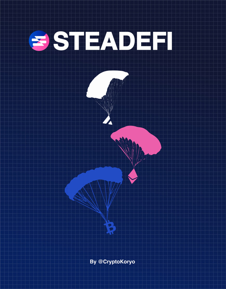 Everyone knows airdrops a great way to grow a small account in crypto.

What if you could farm an Airdrop while earning Real Yield from GMX profitably, and boost it with leverage while having Automated Risk Management?

Enter Steadefi  🧵👇🏻