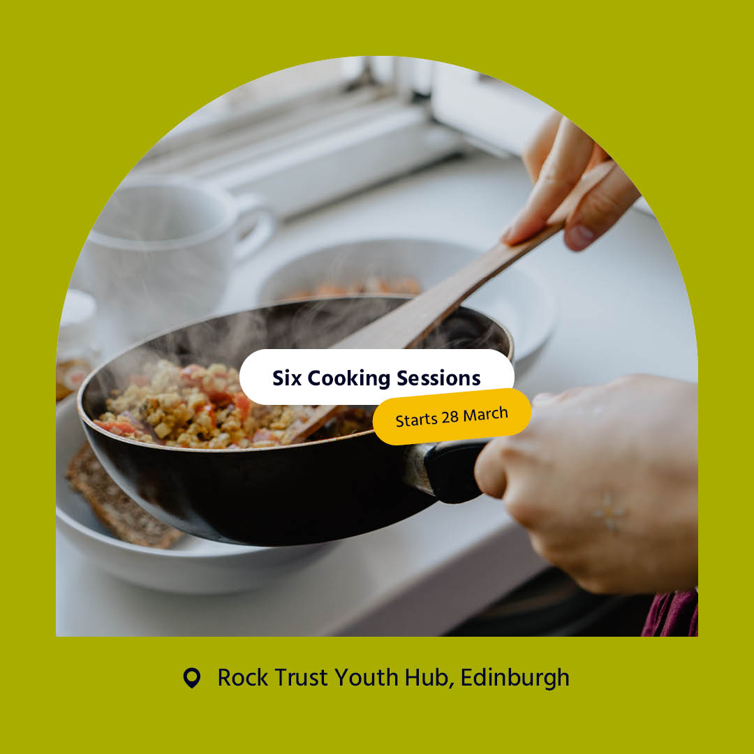 🍜 Cosy Cooking Sessions. Young people can sign up for a six-session cooking this spring, starting on March 28th: 👩🏽‍🍳 Let by Fiona, our culinary tutor! ⏰ Thursdays (2.15pm - 4.15pm) 📍 55 Albany Street, Edinburgh, EH1 3QY 📨 hub@rocktrut.org 👉 rocktrust.org/youth-housing-…