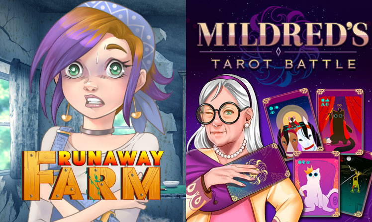 BeadyBeeper's tweet photo. We've got two demos live! A horror farming game and a cozy card battler!  Click to play both! (Retweeted you, too!) https://t.co/vFaCyv8ZcO