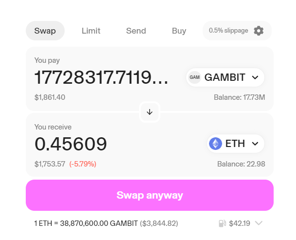 TBJudd's tweet photo. Claim your $GAMBIT https://t.co/nsTD8BeLpj https://t.co/xRECZk2EFU