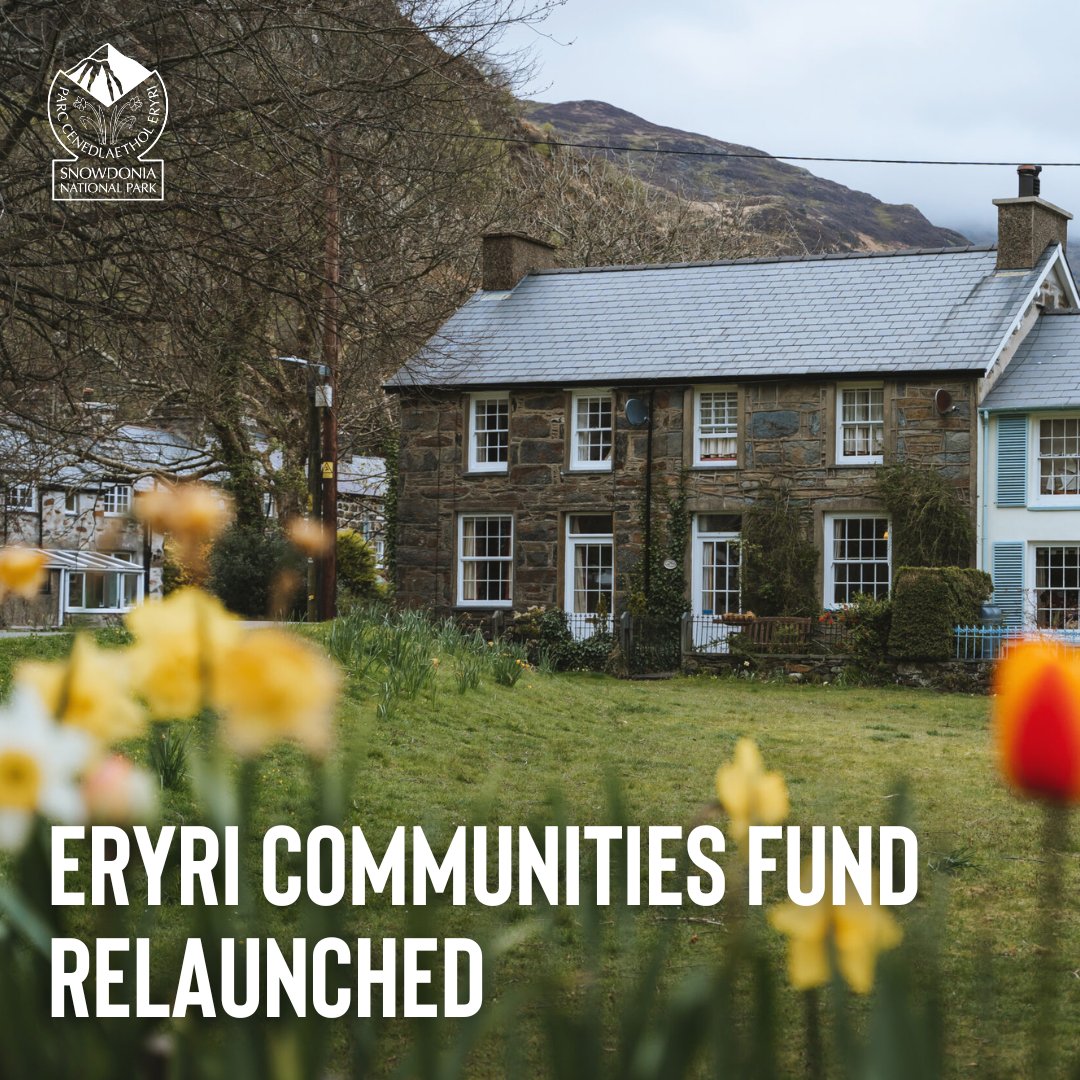 Announcing the relaunch of our Eryri Communities Fund🌿 Today marks the exciting relaunch of our Eryri Communities Fund, dedicated to empowering communities within and around Eryri National Park 🌟 For more information, and to apply, please visit: ow.ly/O53j50QVtxf