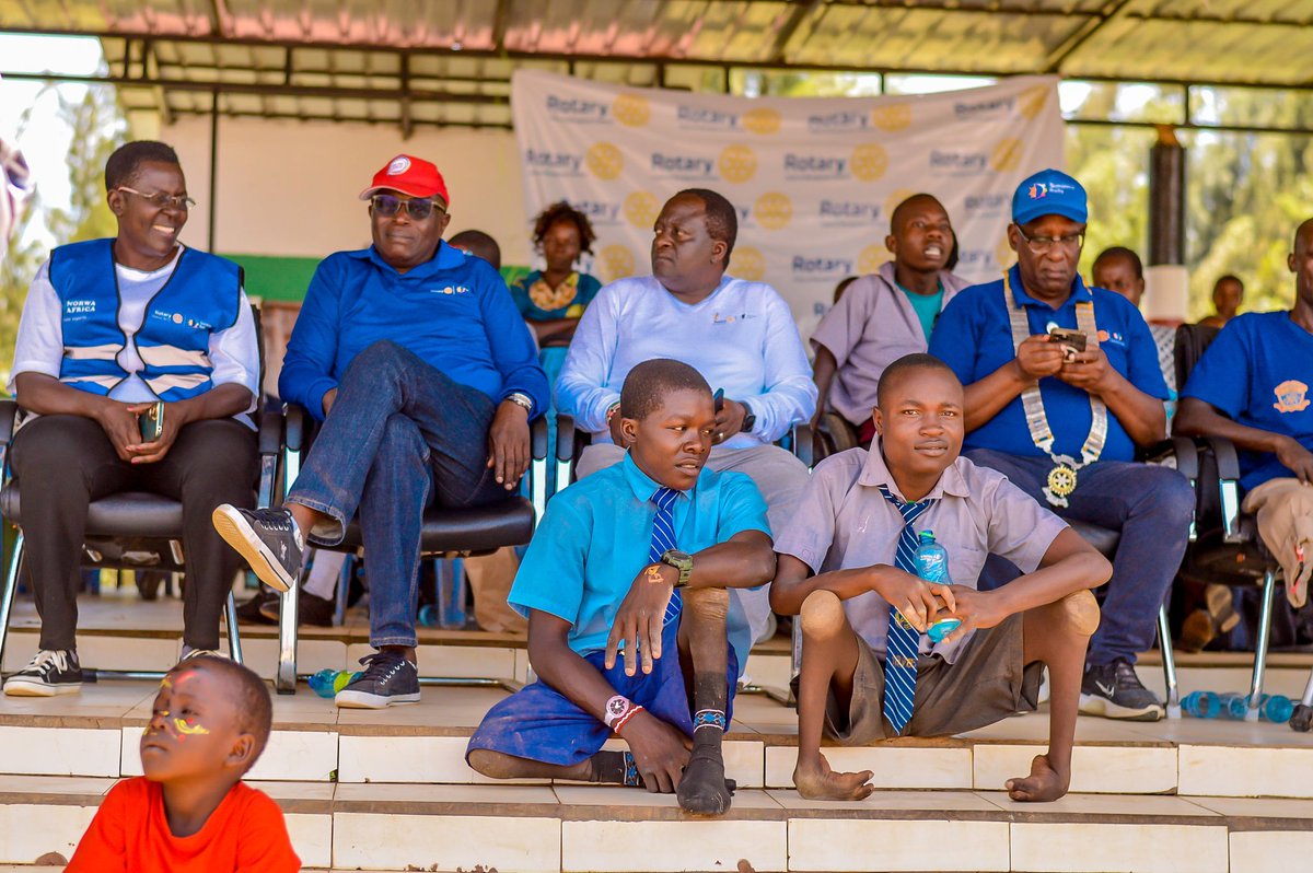SiayaRotary's tweet photo. 1/2 - The Rotary Club of Siaya is honored to have PARTICIPATED in the 42nd Rotary Sunshine Rally for Western Region of District 9212 on 16/3/24 at Kibabii University with the Rotary Club of Bungoma as the hosts. Lots of fun &amp; celebrations with those living with disabilities https://t.co/xcSkrZ3Ot6