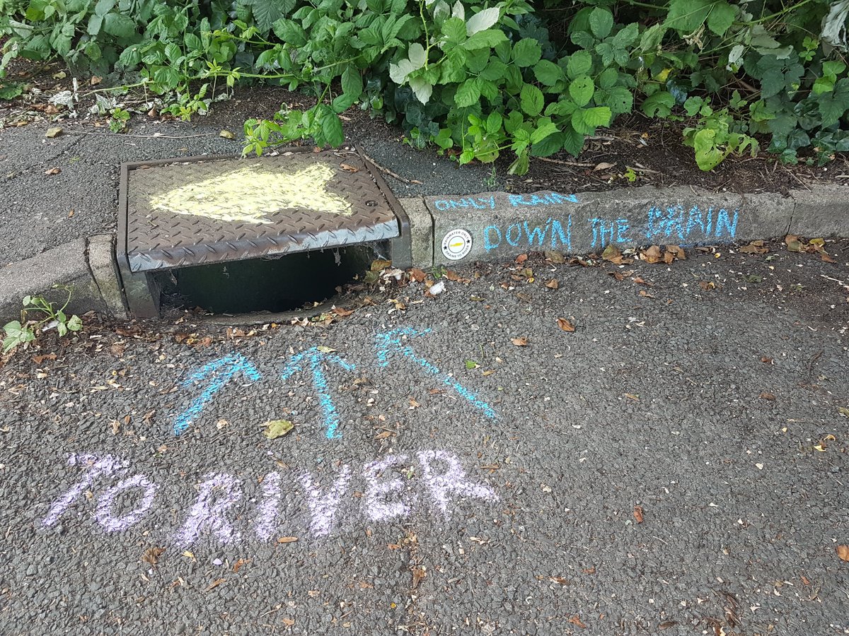We're glad to read about the Windsor "yellow fish" campaign to highlight road pollution that runs into rivers.

We all need periodic reminders that there should be #OnlyRainDowntheDrain  
bbc.co.uk/news/uk-englan…
We'd love to be funded to do more of this
👇
southeastriverstrust.org/projects/yello…