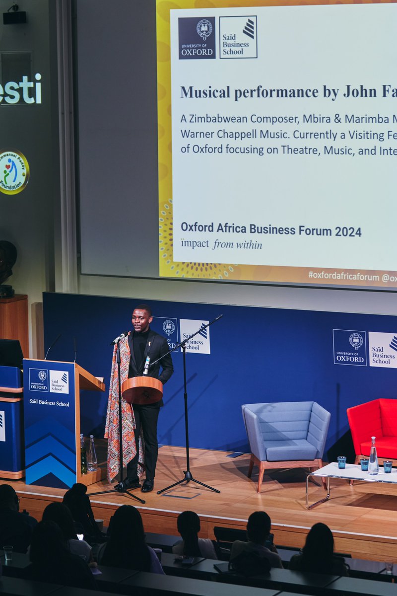 2024 #Mbira Performance | OXFORD AFRICA BUSINESS FORUM | @OxfordSBS | Oxford Africa Alliance | @UniofOxford