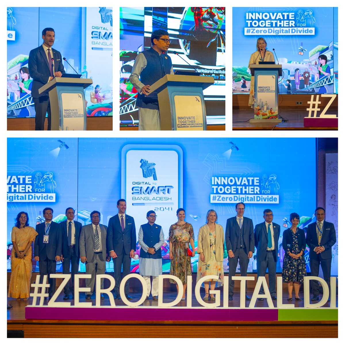 a2i_bd's tweet photo. We unite with HRH #CrownPrincessVictoria of 🇸🇪 to address the #ZeroDigitalDivide &amp; ensure #LeaveNoOneBehind in the pursuit of the #SDGs 2030 &amp; vision of #SmartBangladesh2041. 🇧🇩 journey to #DigitalTransformation with @zapalak, @JohanForssell &amp; @UlrikaModeer by
@UNDP's @a2i_bd. https://t.co/6zemkktWb4