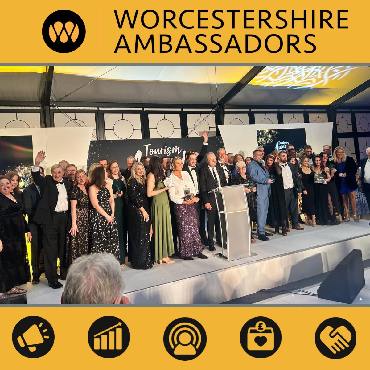 We want to say a huge congratulations to all of the winners and nominees from the @VisitWorcs tourism awards on Friday. 🍾 What an incredible and thriving tourism sector Worcestershire has. It’s certainly an exciting time to visit Worcestershire! 🧳 #WorcestershireHour