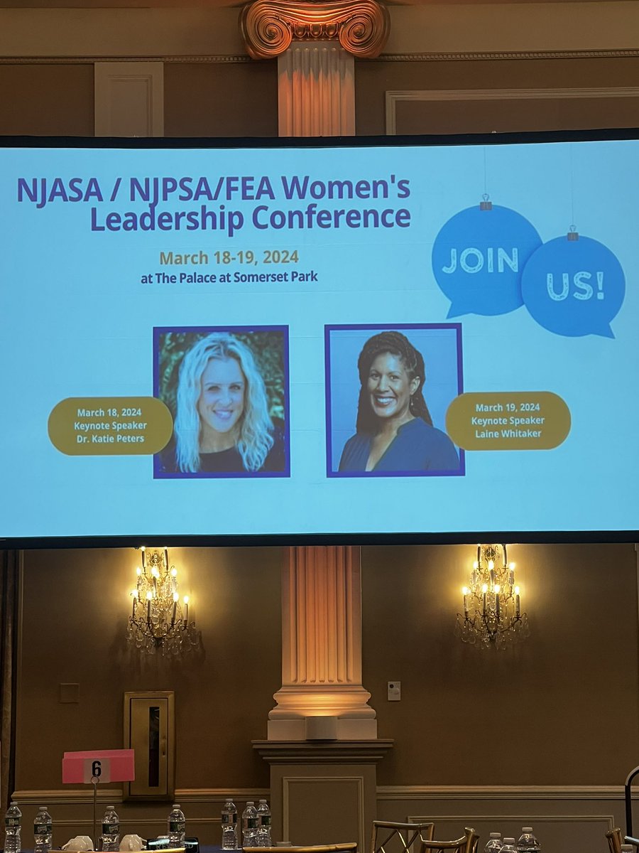 Day 1 of the 7th Annual Women’s Leadership Conference! @NJPSA @NJASANews