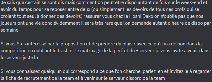 HoshiDako1's tweet photo. recrutement en cours ! On recherche un support D7/D6 pour notre Line-Up EBTV, si vous connaissez un joueur qui remplis le plus possible de cases, veuillez nous contacter et nous donner le tag Discord du joueur

Tag Discord des capitaines à contacter :
adritendo2445
sunnyvest https://t.co/droj18Eyi5
