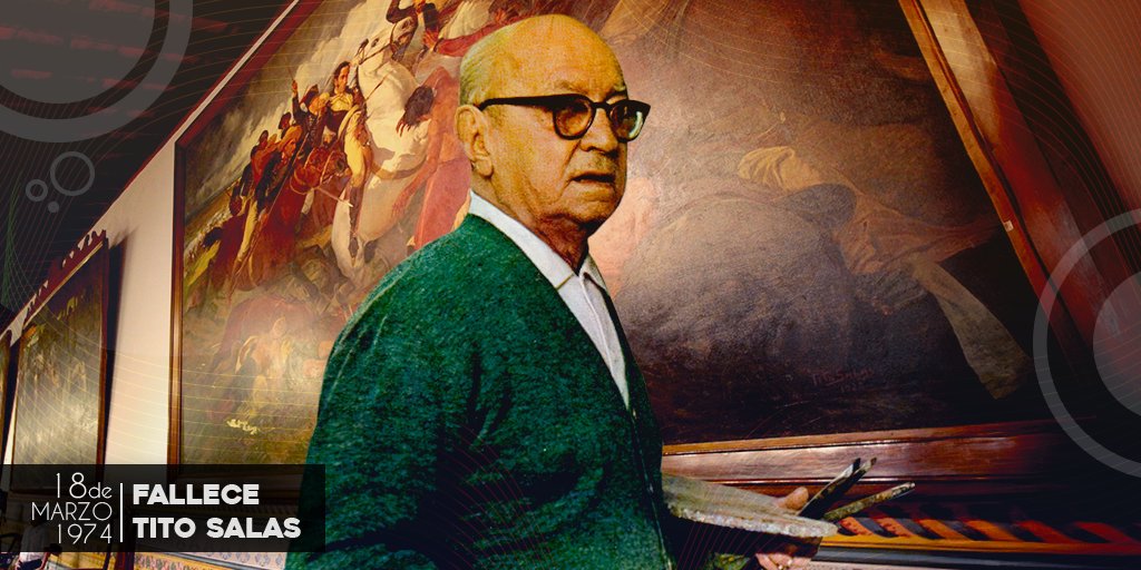 Hace 50 años falleció Tito Salas, célebre artista venezolano que plasmó capítulos gloriosos de nuestra historia en sus obras que logran transportarnos en el tiempo hasta aquella época heroica de lucha independentista.