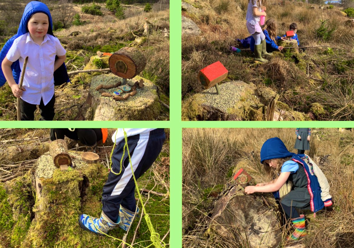 abc_OCTF's tweet photo. Magic is in the air at Kilfinan Community forest after Tighnabruaich Primary’s Loch Striven class (P1 - P3’s) created a fairy village✨

Apparently lots of sightings already! 🧚‍♂️👀

#CommunityEngagement #TeamworkMakesTheDreamWork https://t.co/8FMI9y4OOc
