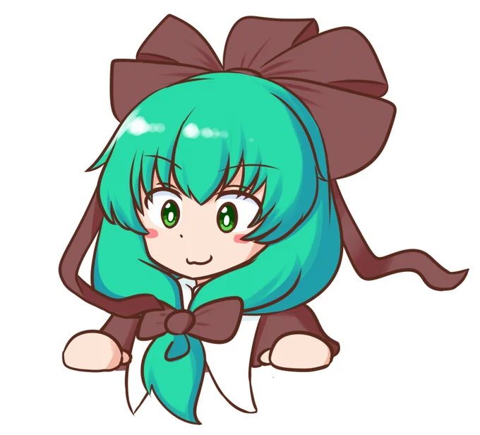 Skebご依頼で描きましたちゃん雛 車のステッカーにするそうです 