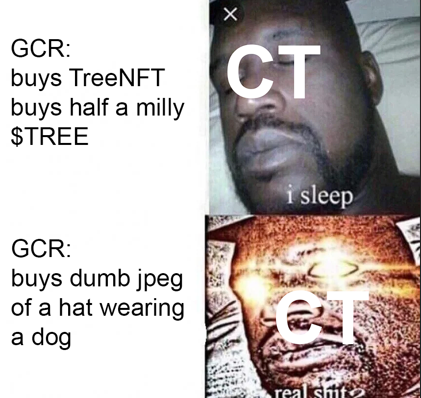 TreeTokenMemes's tweet image. gm