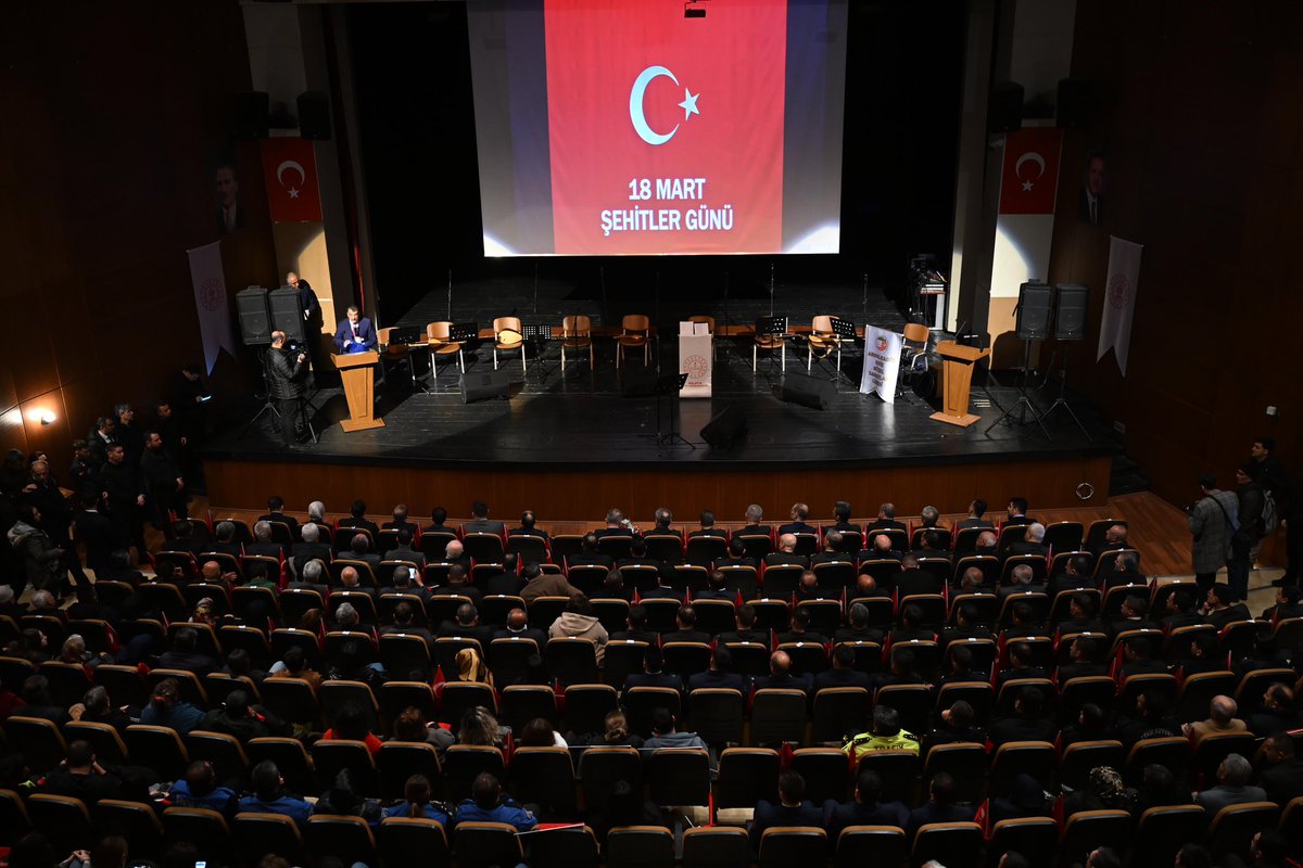 18 Mart Şehitleri Anma Günü ve Çanakkale Zaferi'nin 109'uncu Yıl Dönümü Töreni 🇹🇷