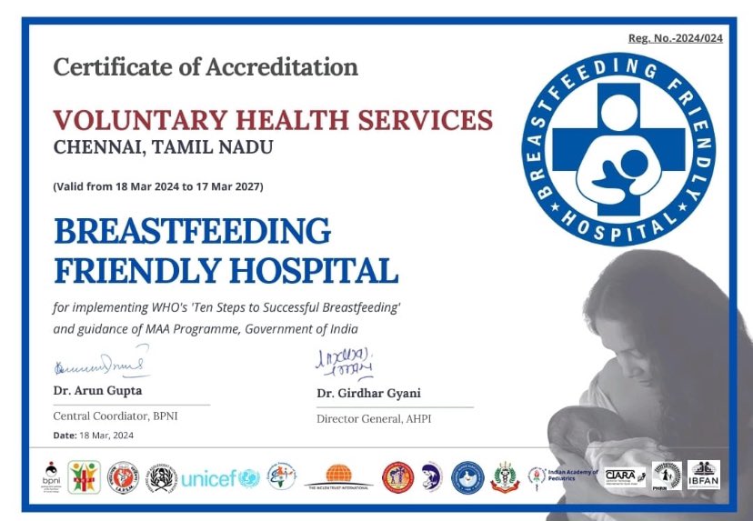 Another hospital accredited as 'Breastfeeding Friendly Hospital' in Chennai By @bpniindia @ahpi_india @fogsiofficial @iapindia @TNAINationalHq @IAPSM_India @QNhsrc @NHSRCINDIA