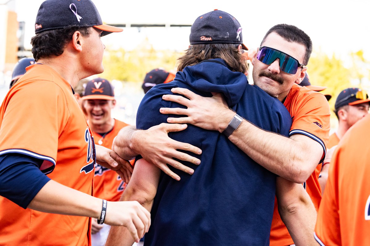 UVABaseball's tweet photo. That was a weekend to remember! #GoHoos https://t.co/PNgHG0Zrmk