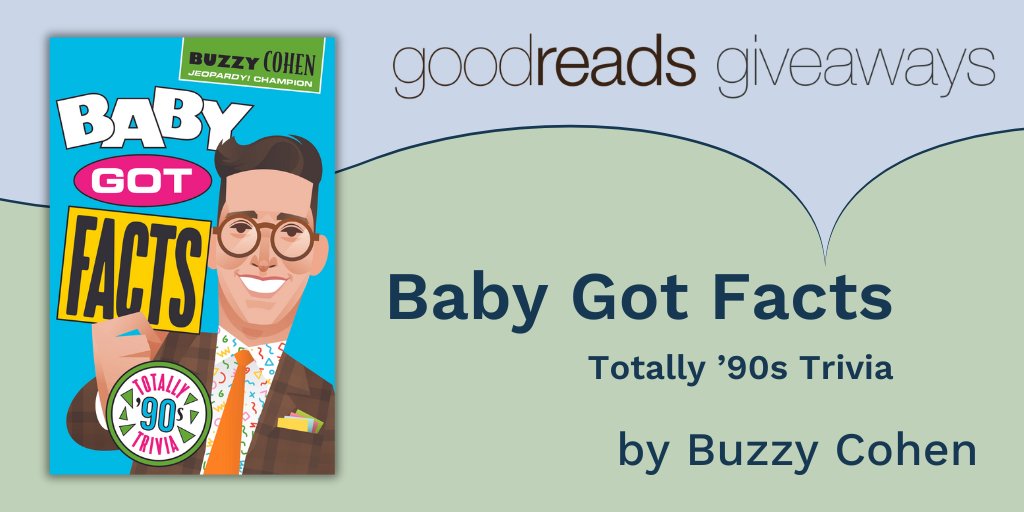 Union Square & Co. (@unionsqandco) on Twitter photo Enter for a chance to win a copy of BABY GOT FACTS by <a href="/buzztronics/">Buzzy Cohen</a>! #GoodreadsGiveaway
ow.ly/efAl50QVuKm Enter for a chance to win a copy of BABY GOT FACTS by <a href="/buzztronics/">Buzzy Cohen</a>! #GoodreadsGiveaway
ow.ly/efAl50QVuKm