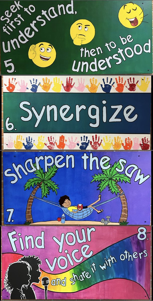 Our beautiful art was hung over spring break! So proud of our artists! <a href="/VineyardsVipers/">Vineyards Elementary</a> <a href="/CollierFineArts/">CCPS Fine Arts</a> <a href="/collierschools/">Collier County Public Schools</a> <a href="/TheLeaderinMe/">The Leader in Me</a>