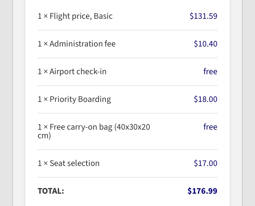 JaneWainwright's tweet photo. @AskWIZZ Please can you help.Attached are screenshots of my booking confirmation.Have I got a free cabin bag AND a cabin trolley bag?I think I have booked priority, so should, but it’s not showing on the confirmation. Thank you. https://t.co/aSh7F4EroA