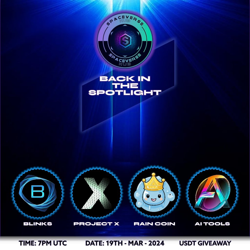 SPACEVERSE HUB, BACK IN THE SPOTLIGHT! 

Attention, SpaceVerse Hub inhabitants! We're blasting off with a brand new initiative to ignite the creative spark within our community and celebrate the innovative minds behind some incredible crypto projects! Get ready Crypto Spotlight!