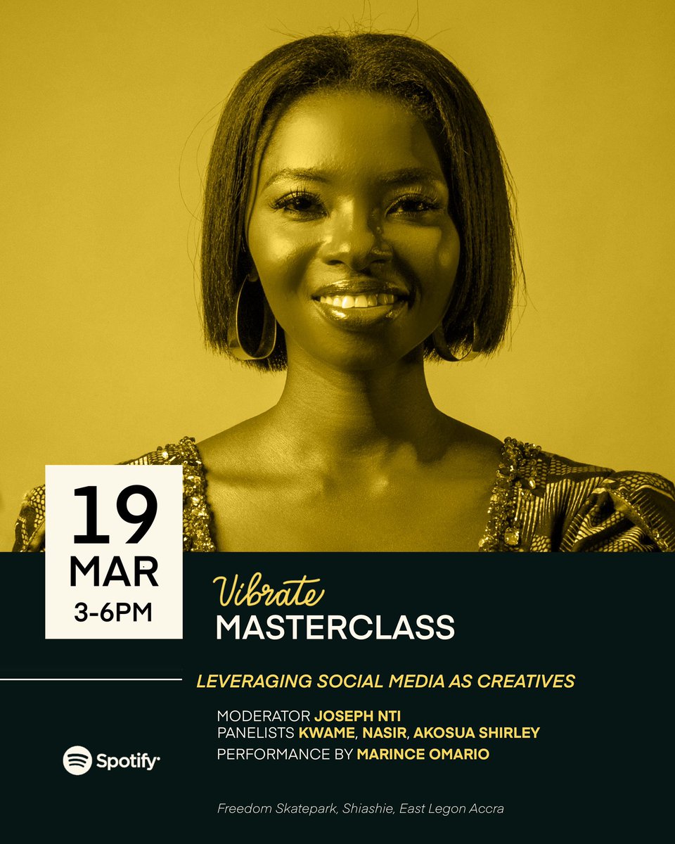 We are thrilled to unveil our March Masterclass, which will be focusing on ways to LEVERAGE SOCIAL MEDIA as creatives. FREE ENTRY Date: Tuesday , 19th March, 2024 Time: 3pm