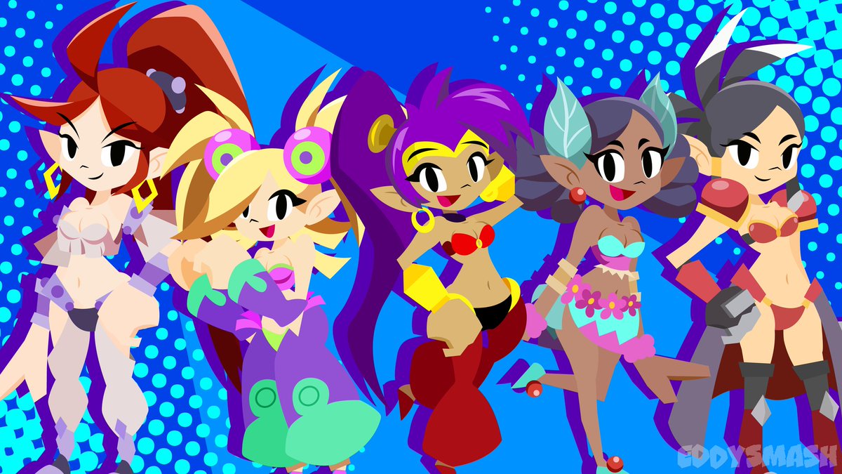 EddySmash2407's tweet photo. Shantae and her Half-Genies friends ✨💃✨
(Shantae and the Seven Sirens)
#Shantae #ShantaeSevenSirens #ShantaeFanArt #Harmony #Plink #Vera #Zapple https://t.co/j8hyUZjBOq
