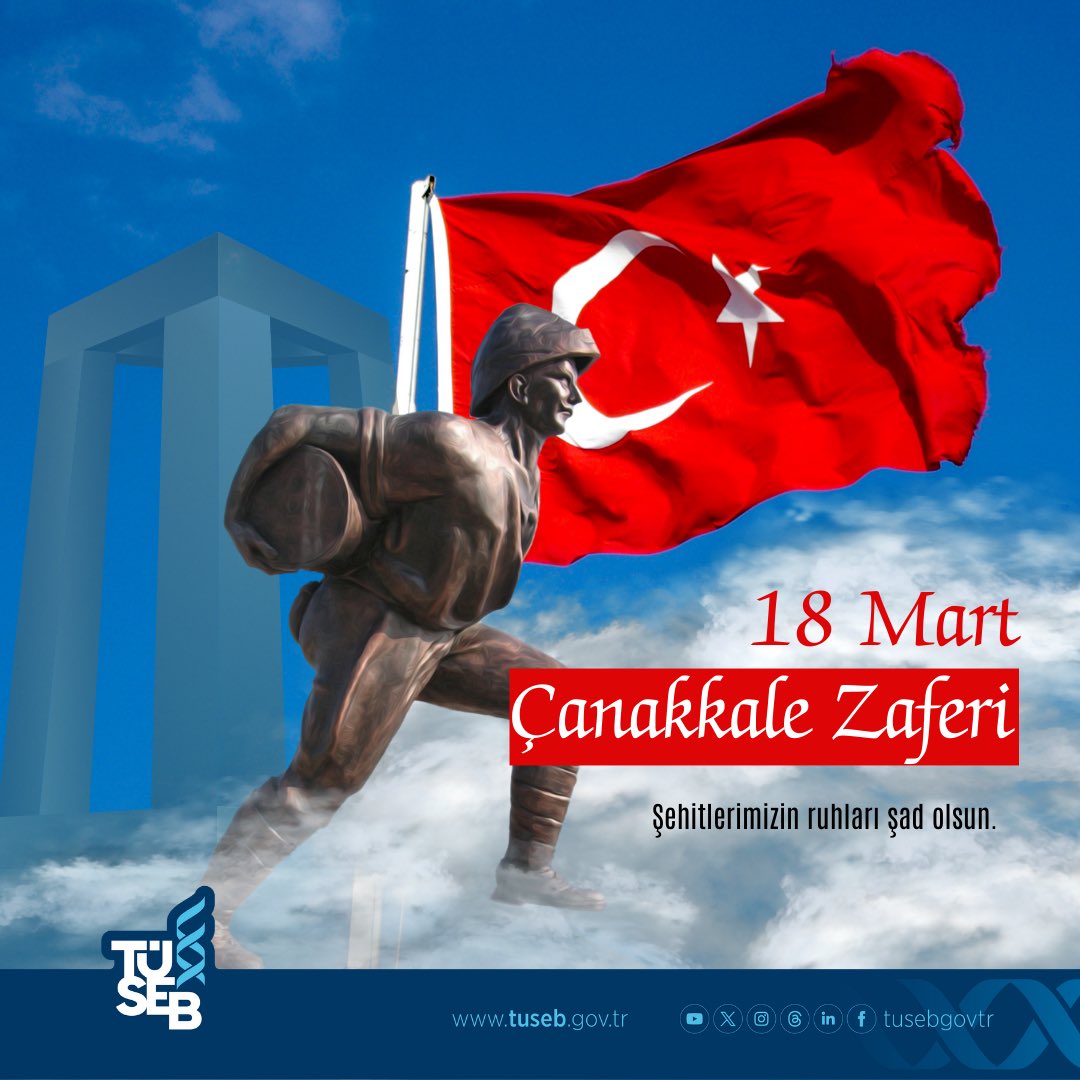 Tarihimizin en şanlı zaferlerinden 18 Mart Çanakkale Zaferi’nin 109. yılındayız. Gazi Mustafa Kemal Atatürk’ü ve aziz şehitlerimizi rahmetle yâd ediyoruz. Ruhları şad olsun. Kahraman ordumuzun 109 sene önce Çanakkale’de verdiği mücadele ile bizlere emanet edilen bu eşsiz mirası…