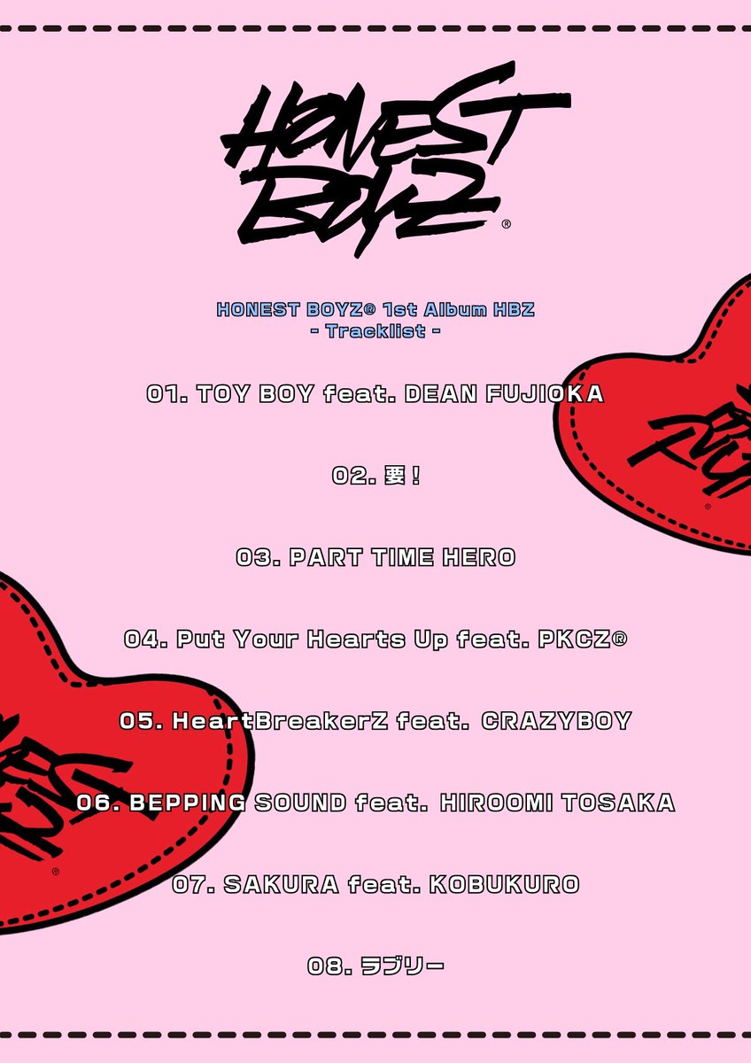 The Boys Honest CD 貴重なサイン入り　レア NAOTO PRESENTS HONEST HOUSE 2024』会場限定】HONEST BOYZ®︎ 1st
