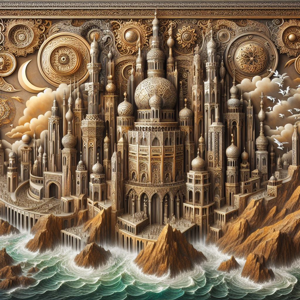 HatemSherbieny's tweet photo. A prominent sculpture inspired by the mythical fantasies of “One Thousand and One Nights”.. Part 2/4

#AIArtGallery #AICommunity #dalle3 #Bingai #AIartSociety #AIArtwork #AIArtistCommunity #aiartcommunity #aiartist #Digitelillustration #aiart #architecture #fantasyart #landscapes https://t.co/wlVLPBMisZ