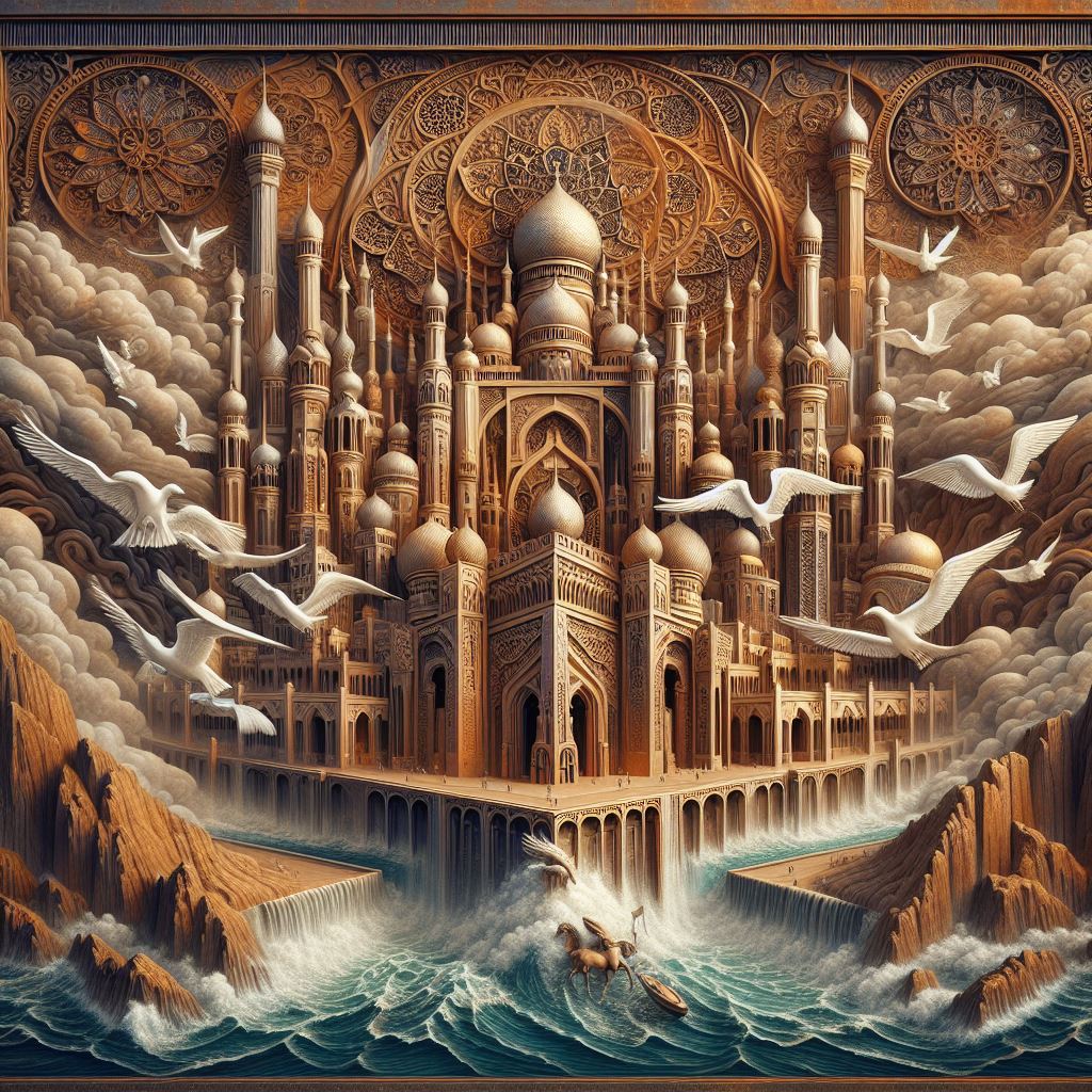 HatemSherbieny's tweet photo. A prominent sculpture inspired by the mythical fantasies of “One Thousand and One Nights”.. Part 2/4

#AIArtGallery #AICommunity #dalle3 #Bingai #AIartSociety #AIArtwork #AIArtistCommunity #aiartcommunity #aiartist #Digitelillustration #aiart #architecture #fantasyart #landscapes https://t.co/wlVLPBMisZ