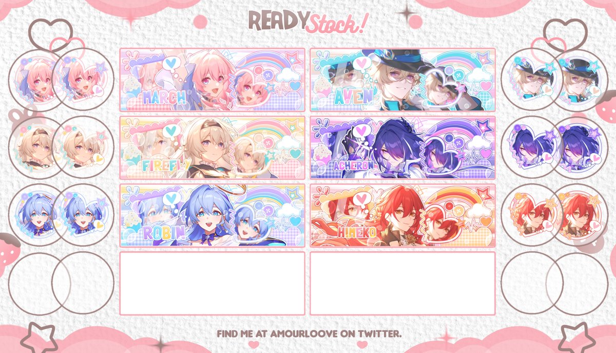 help rt! ♡

haaiii, selamat malamm! aku bawa impact-impact art livestream hsr, price nya 14k/ea yaaa. bisa di take sekarang bangett yuk jajan! <3

#zonauang #zonajajan