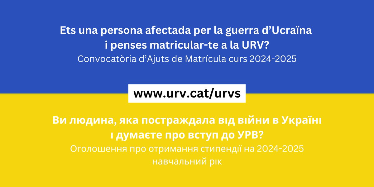 🫶 A la URV Solidària et podem ajudar si... 👇