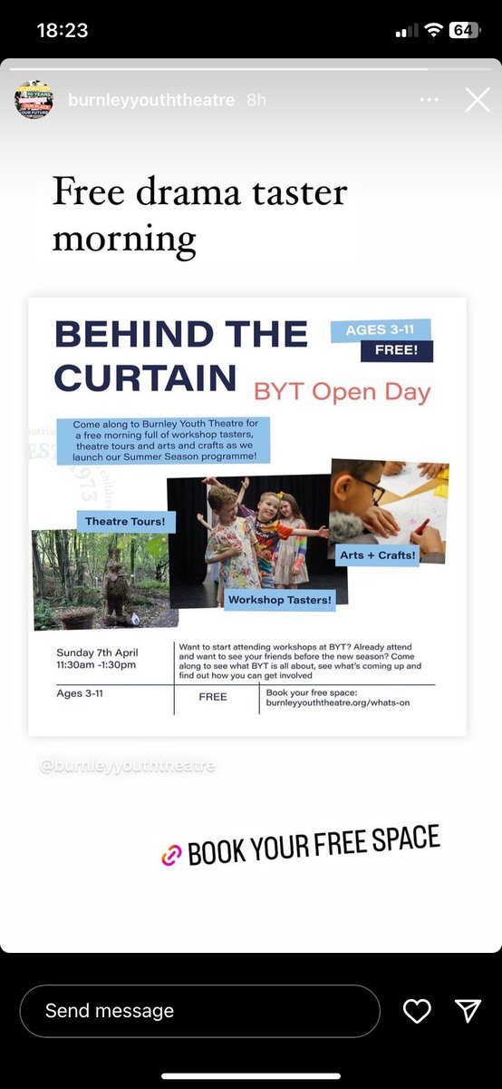 Why not book onto our open day and see the exciting activities and events BYT has to offer!