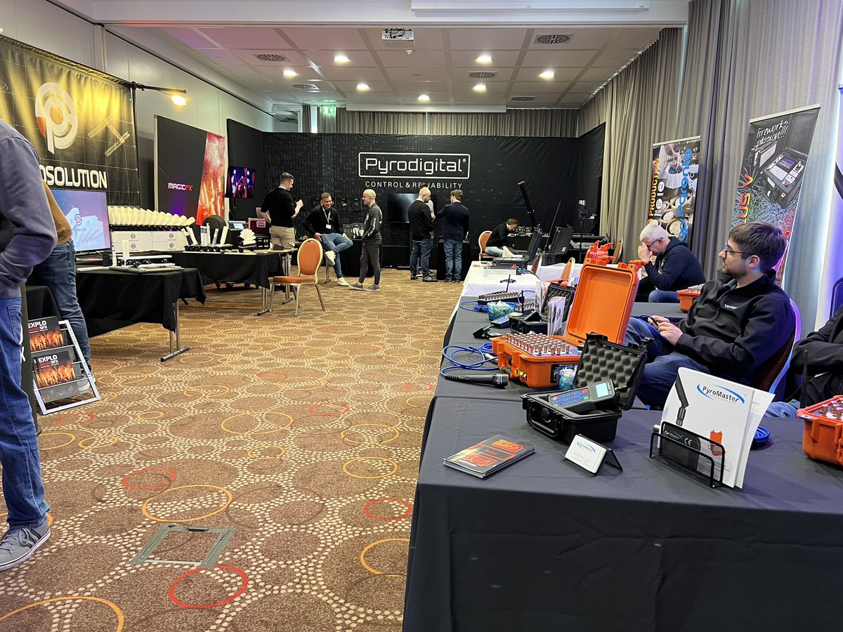 starfirewrks's tweet photo. Our team are at the Pyro Technology Conference in Germany today learning about the latest technical innovations and attending workshops showcasing the latest product features to bring to our award winning firework displays https://t.co/KKN1XLcGzI