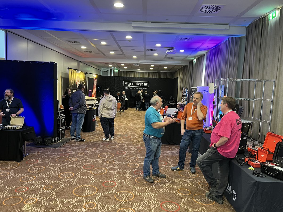 starfirewrks's tweet photo. Our team are at the Pyro Technology Conference in Germany today learning about the latest technical innovations and attending workshops showcasing the latest product features to bring to our award winning firework displays https://t.co/KKN1XLcGzI